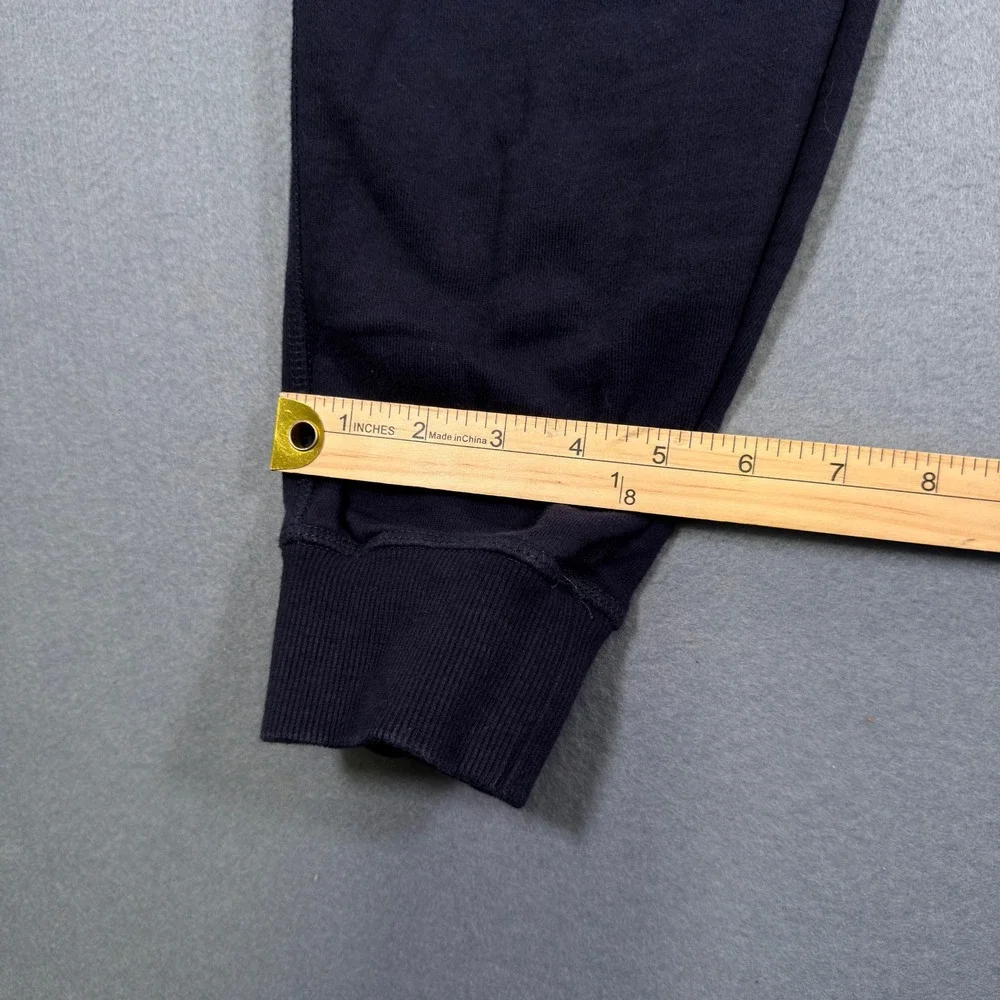 YOUNGLA Mens Navy Blue Tapered Joggers Sweatpants Medium Gym Wear